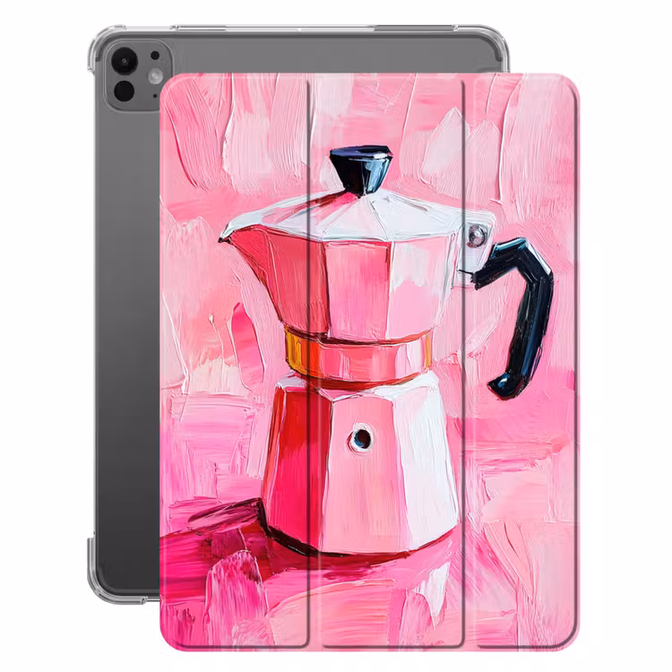 iPad-Hülle - Rosa - Farbe - Kaffee — 1