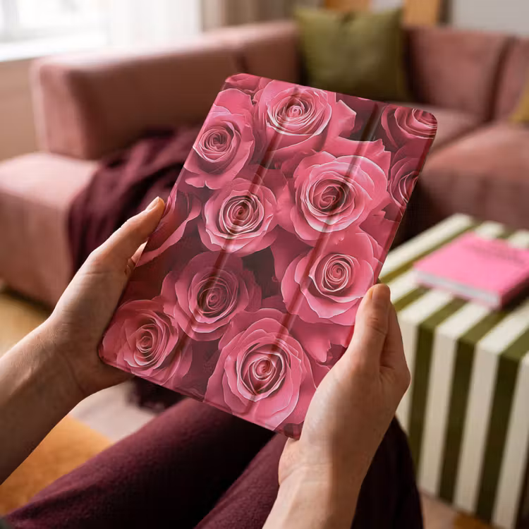 iPad-Hülle - Rosen - Rosa - Blume — 4