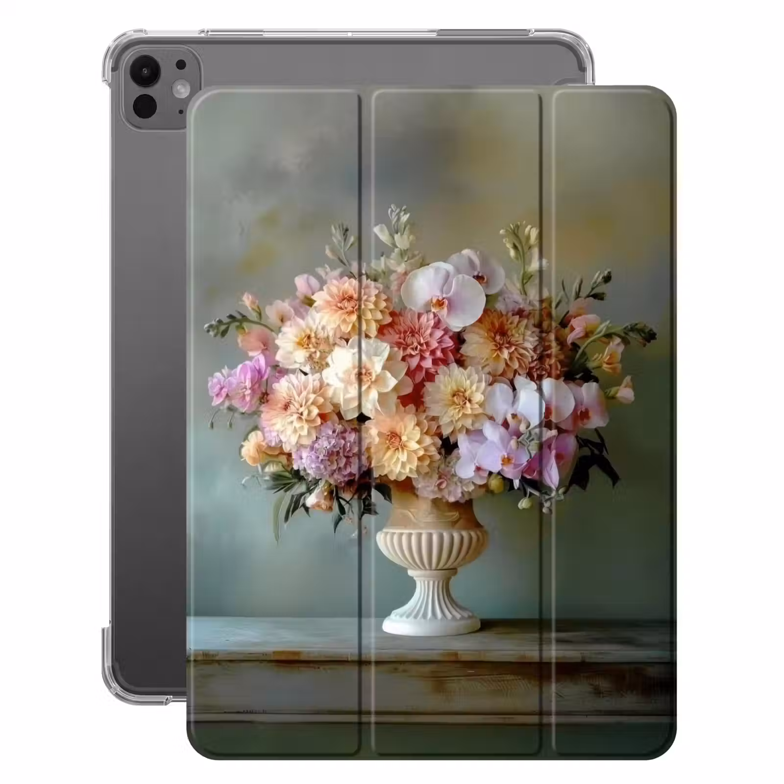 iPad-Hülle - Orchidee - Strauß - Vase - Blumen — 1