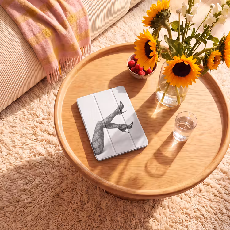 iPad-Hülle - Beine - Spitze - Absätze - Schwarz - Weiß - Herausfordernd — 2