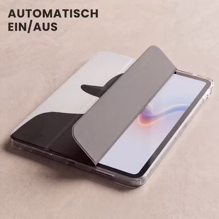 iPad-Hülle - Frau - Schatten - Schwarz - Weiß - Mysteriös — 5