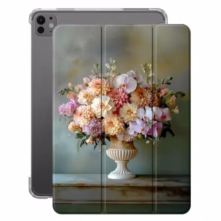 iPad-Hülle - Orchidee - Strauß - Vase - Blumen — 1
