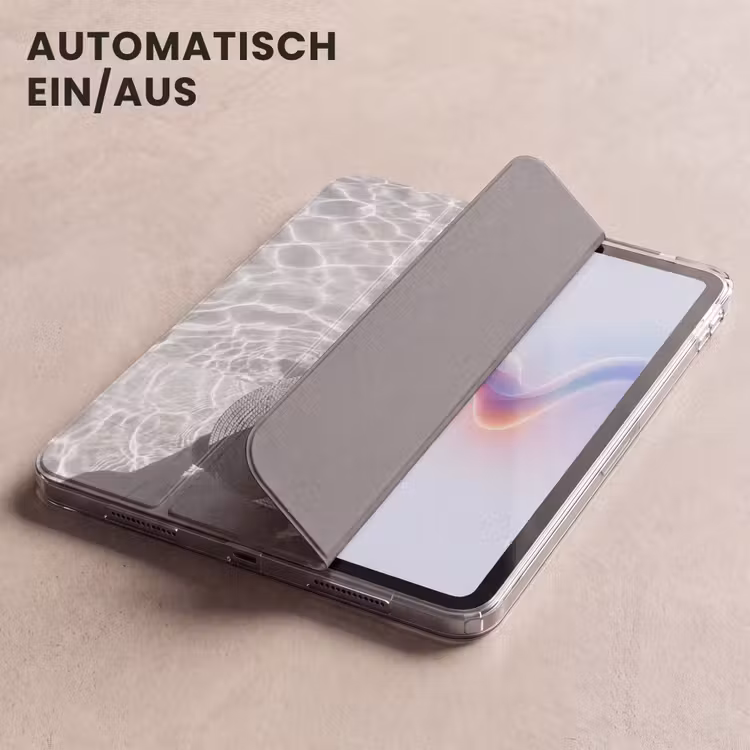 iPad-Hülle - Pool - Hut - Wasser - Schwarz - Weiß - Sommerlich — 5
