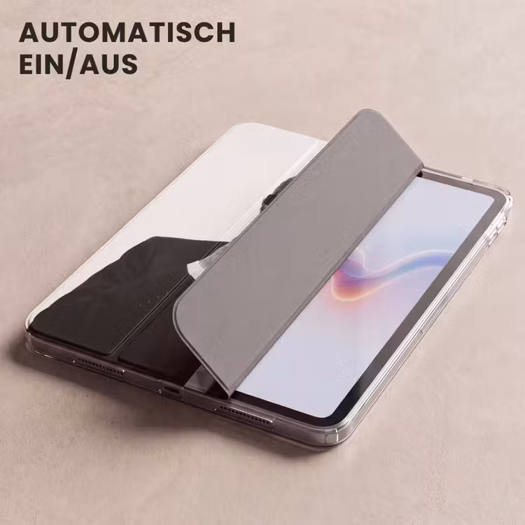 iPad-Hülle - Porträt - Anzug - Rauchen - Schwarz - Weiß - Hart — 5