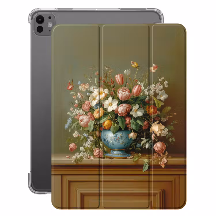 iPad-Hülle - Vase - Pastell - Farben - Blumen — 1