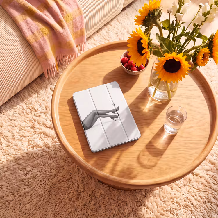 iPad-Hülle - Beine - Absätze - Glas - Schwarz - Weiß - Verspielt — 2