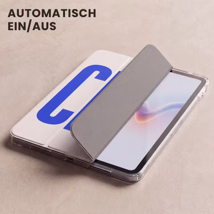 iPad-Hülle - Ciao - Großbuchstaben - Blau - Minimalistisch — 5
