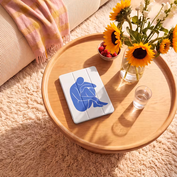 iPad-Hülle - Körper - Abstrakt - Blau — 2
