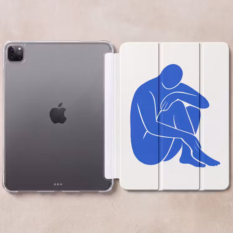 iPad-Hülle - Körper - Abstrakt - Blau — 6