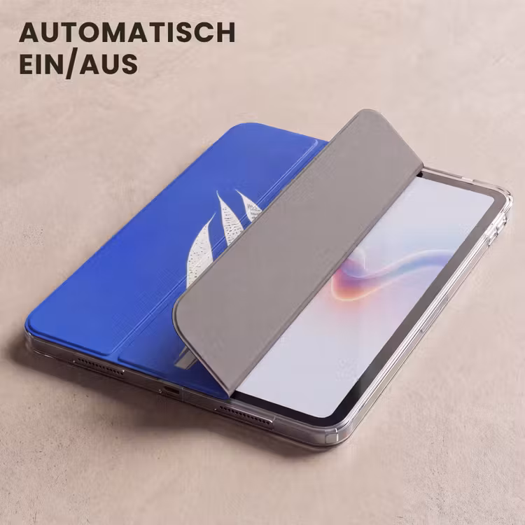iPad-Hülle - Tulpe - Minimalistisch - Blätter - Weiß — 5