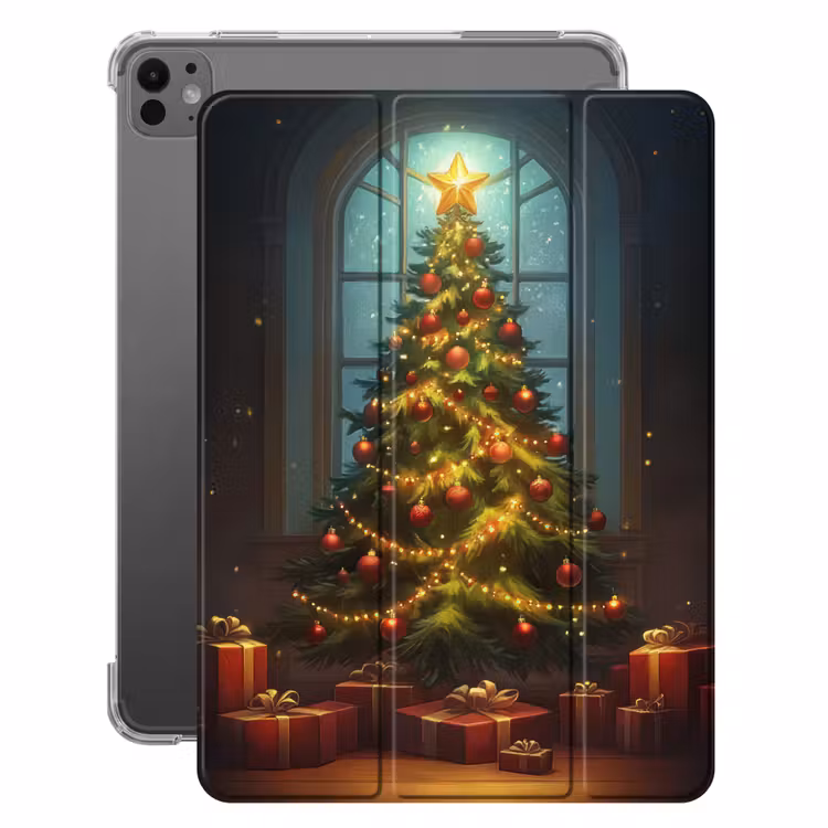iPad-Hülle - Weihnachtsbaum - Geschenk - Winter — 1