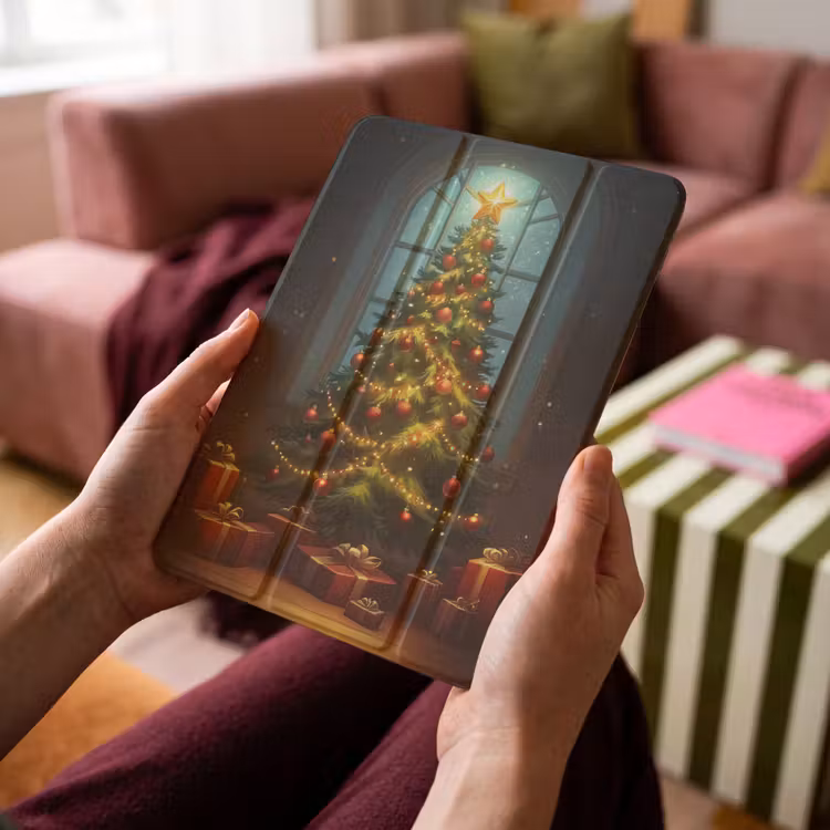 iPad-Hülle - Weihnachtsbaum - Geschenk - Winter — 4