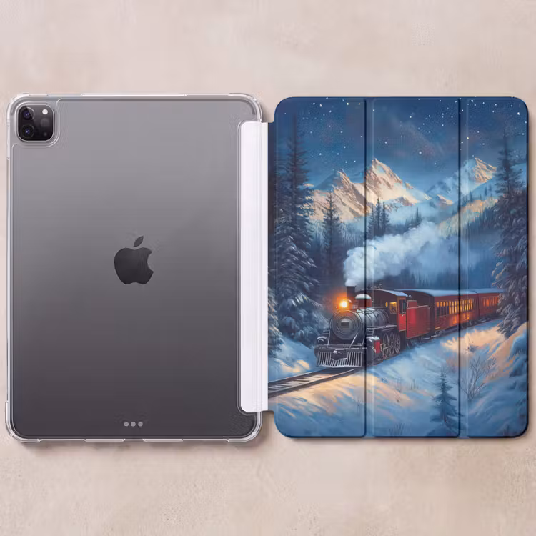 iPad-Hülle - Zug - Weihnachten - Schnee - Weihnachtszug — 6