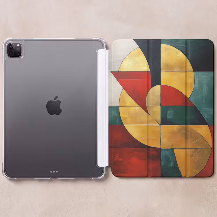 iPad-Hülle - Abstrakt - Weihnachten - Gold - Rot - Grün — 6