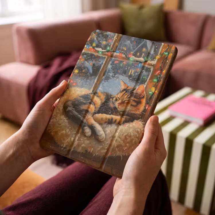 iPad-Hülle - Katze - Weihnachten - Winter - Tier — 4