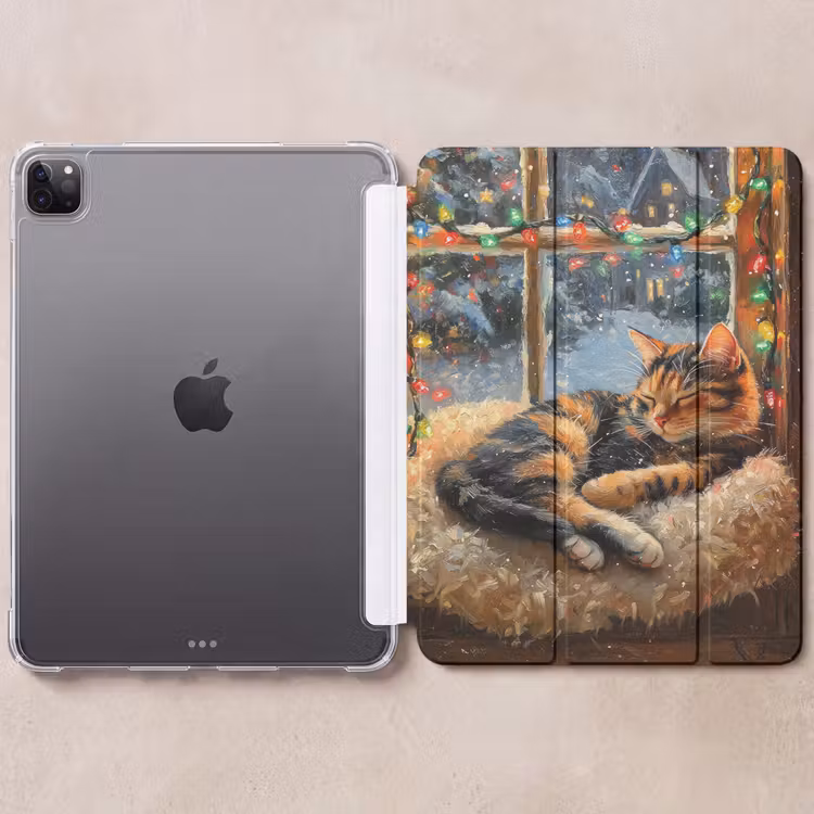 iPad-Hülle - Katze - Weihnachten - Winter - Tier — 6