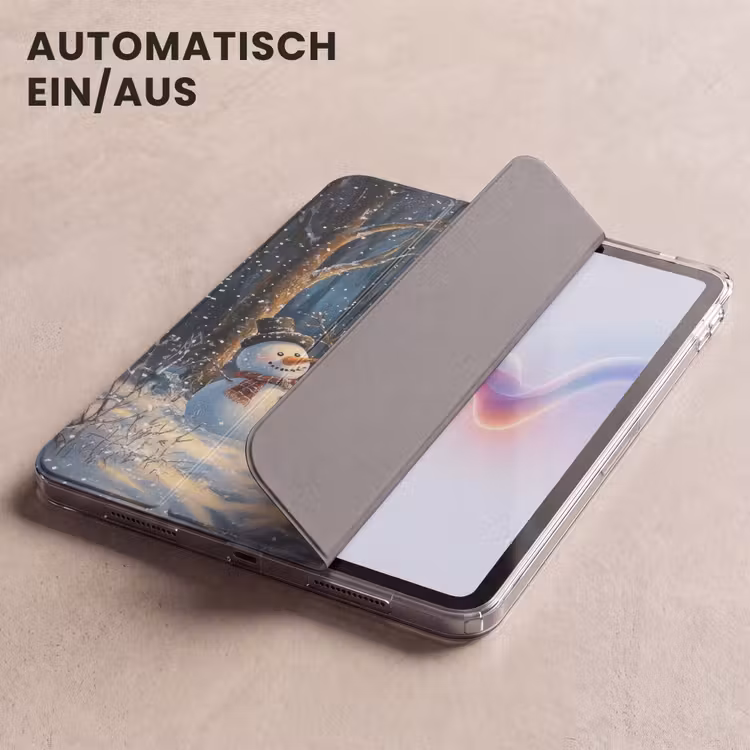 iPad-Hülle - Schneemann - Schnee - Winter - Wald — 5
