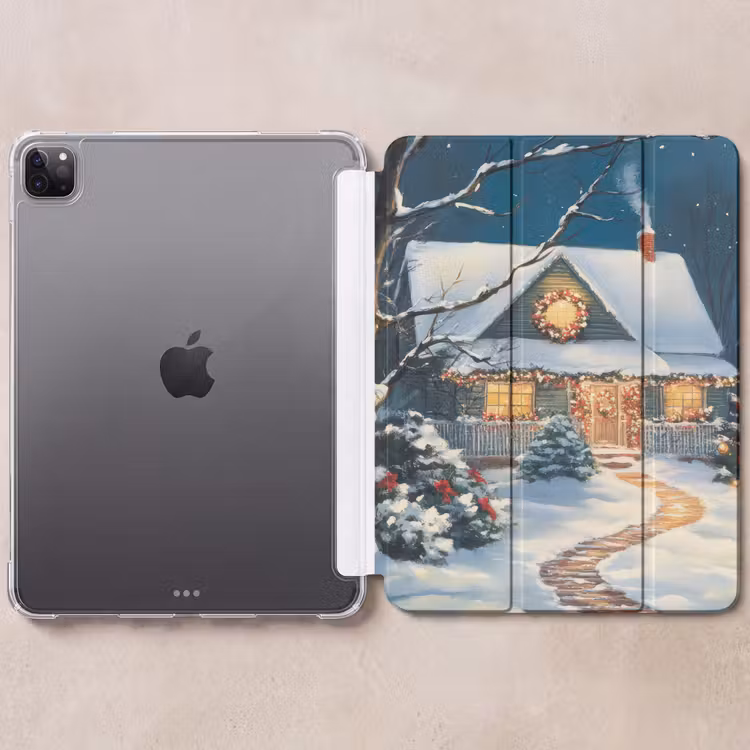 iPad-Hülle - Weihnachten - Weihnachtsbaum - Winter - Zuhause - Schnee — 6