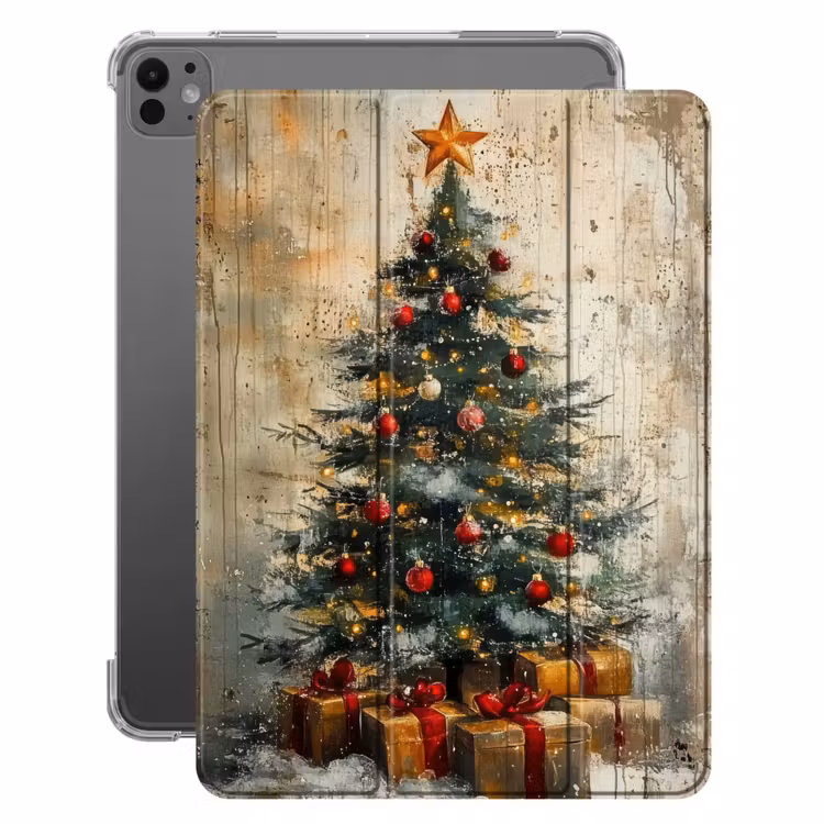 iPad-Hülle - Weihnachtsbaum - Vintage - Weihnachten - Geschenk — 1