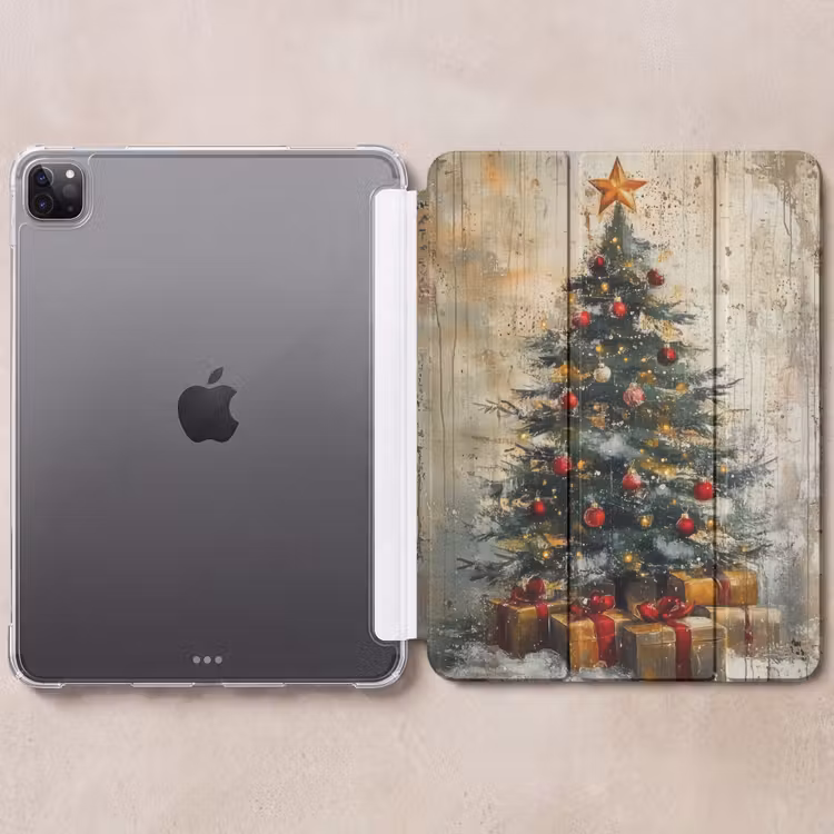 iPad-Hülle - Weihnachtsbaum - Vintage - Weihnachten - Geschenk — 6