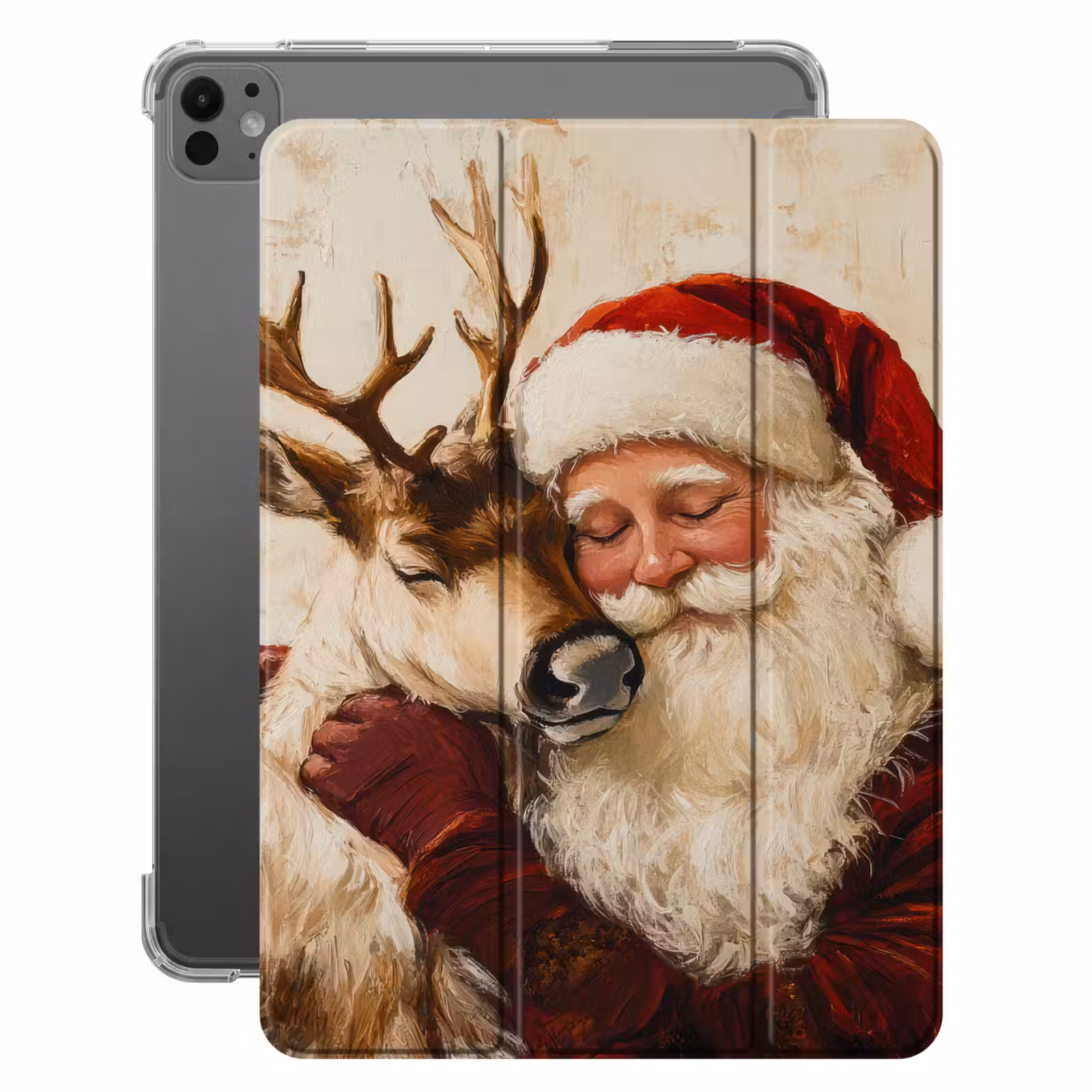 iPad-Hülle - Weihnachtsmann - Rentier - Weihnachten — 1