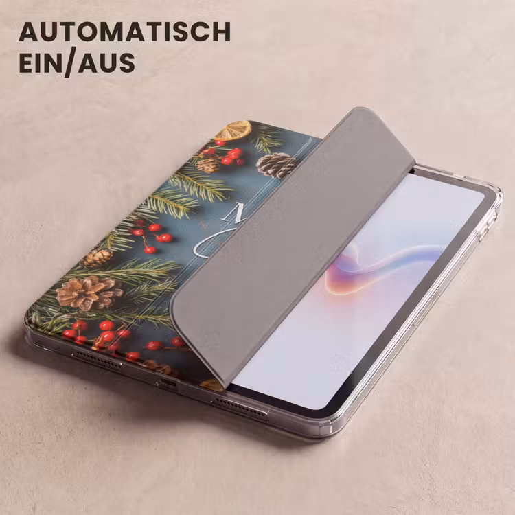 iPad-Hülle - Frohe Weihnachten - Blau - Weihnachten - Winter — 5