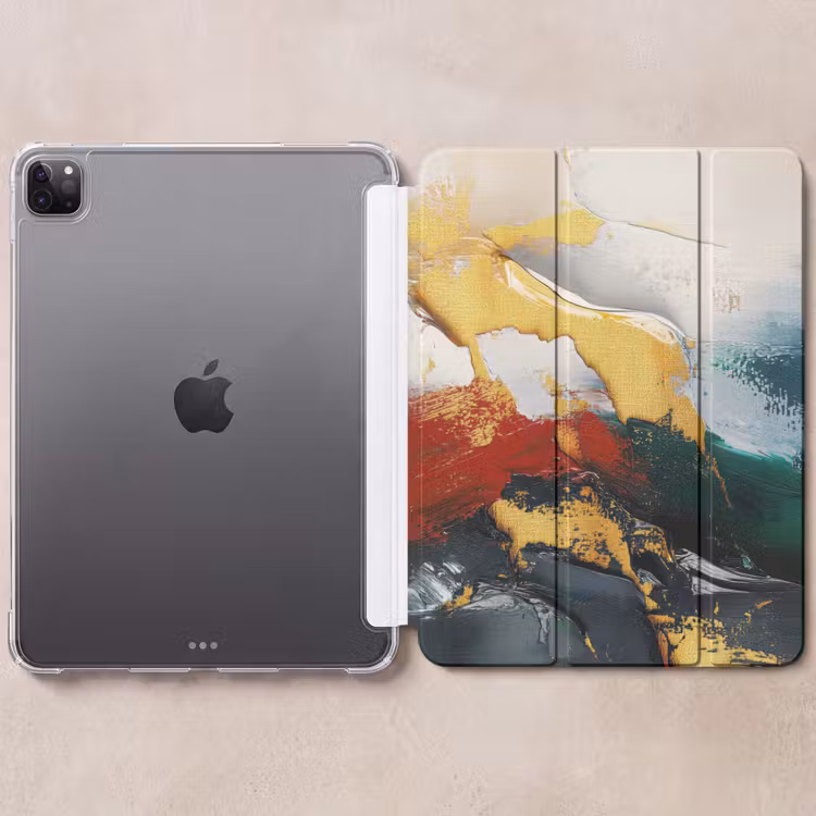 iPad-Hülle - Modern - Weihnachten - Abstrakt - Gold — 6