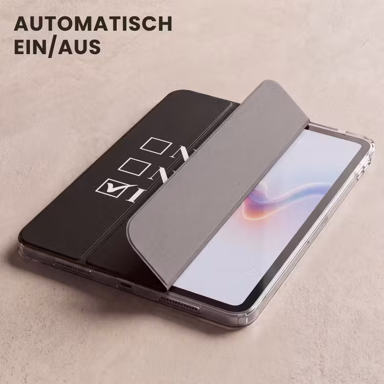 iPad-Hülle - Weihnachten - Schwarz - Weiß - Zitat - Lustig — 5