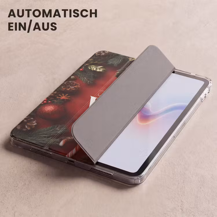 iPad-Hülle - Weihnachten - Zitat - Rot - Weihnachtskugeln — 5
