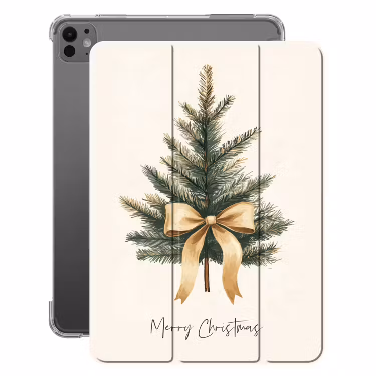 iPad-Hülle - Weihnachtsbaum - Weihnachten - Frohe Weihnachten - Beige — 1