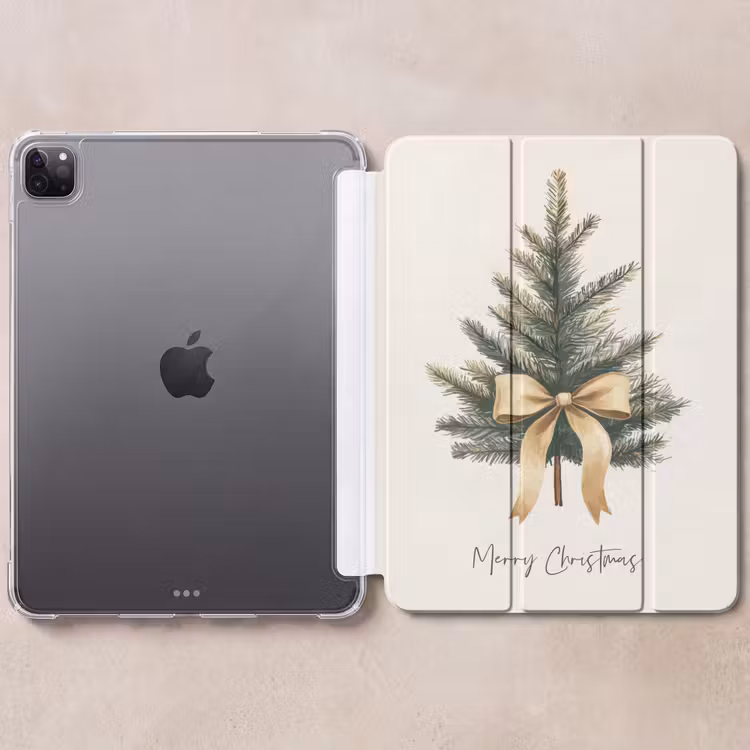 iPad-Hülle - Weihnachtsbaum - Weihnachten - Frohe Weihnachten - Beige — 6