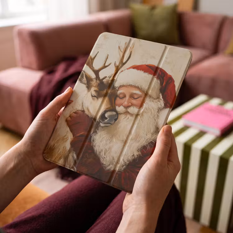 iPad-Hülle - Weihnachtsmann - Rentier - Weihnachten — 4