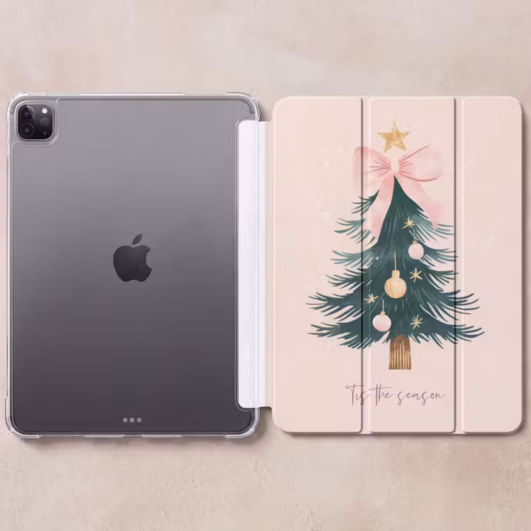 iPad-Hülle - Weihnachtszeit - Weihnachtsbaum - Rosa — 6