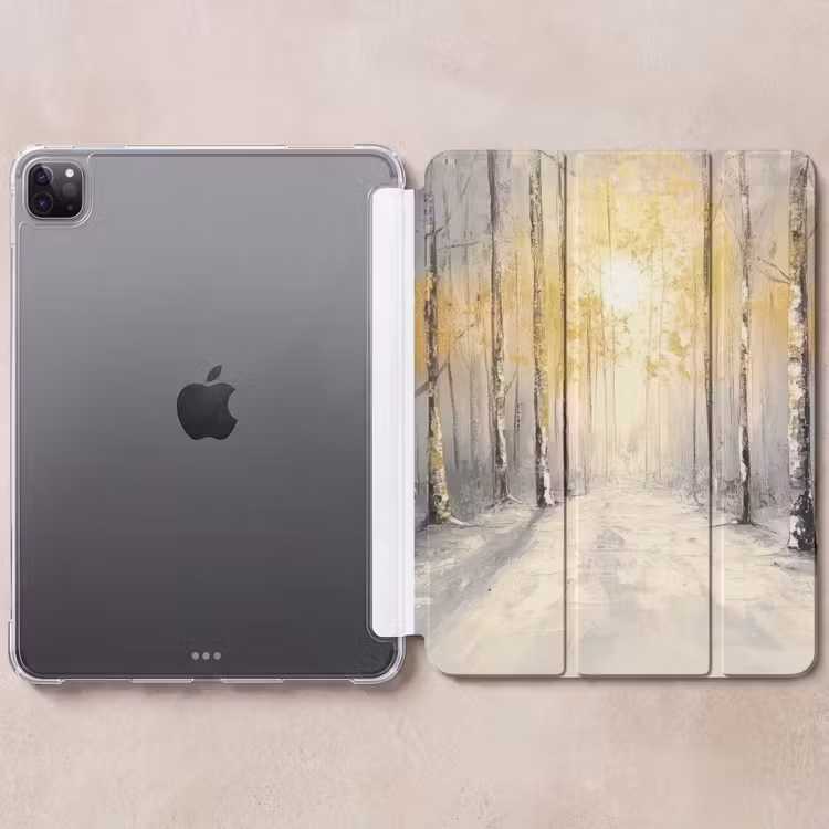 iPad-Hülle - Winter - Abstrakt - Schnee - Natur - Sonne — 6