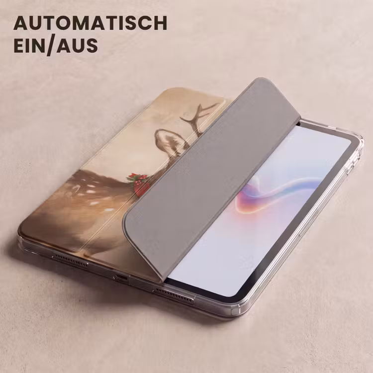 iPad-Hülle - Weihnachten - Hirsch - Geweih - Weihnachtskugel - Rentier — 5