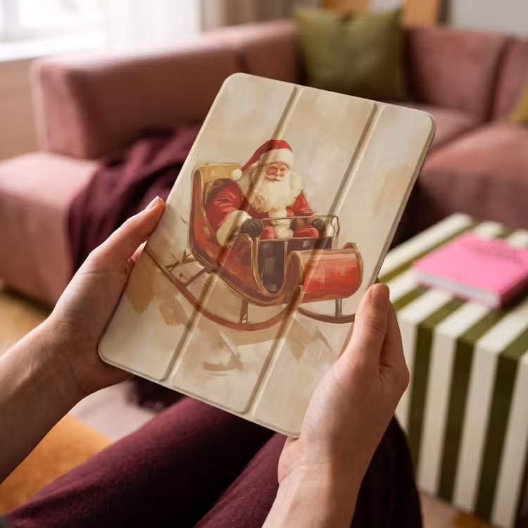 iPad-Hülle - Weihnachten - Schlitten - Weihnachtsmann — 4