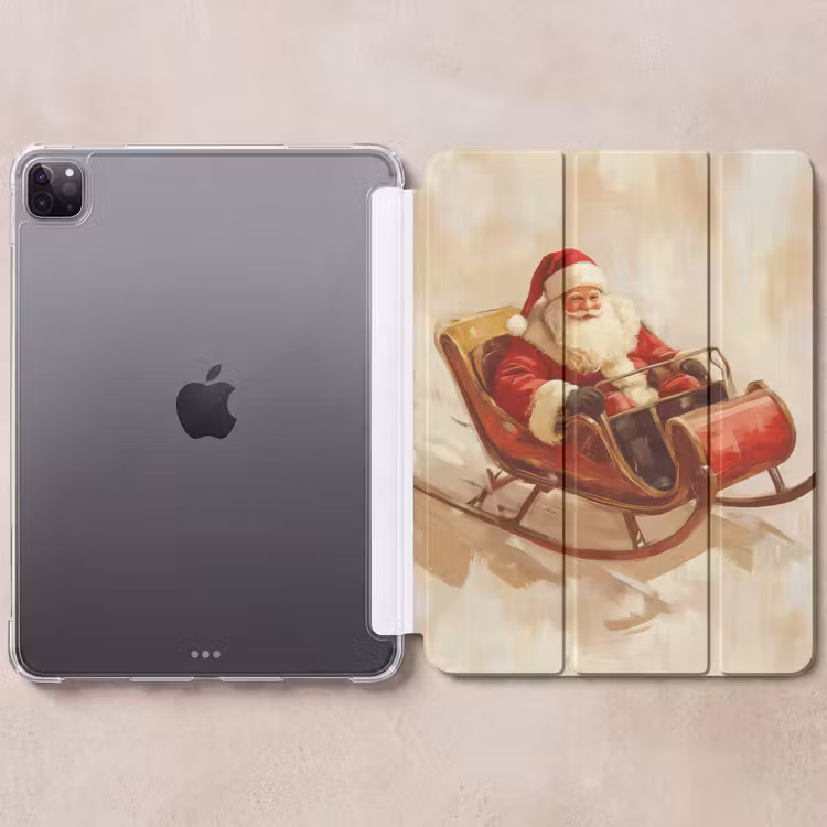iPad-Hülle - Weihnachten - Schlitten - Weihnachtsmann — 6