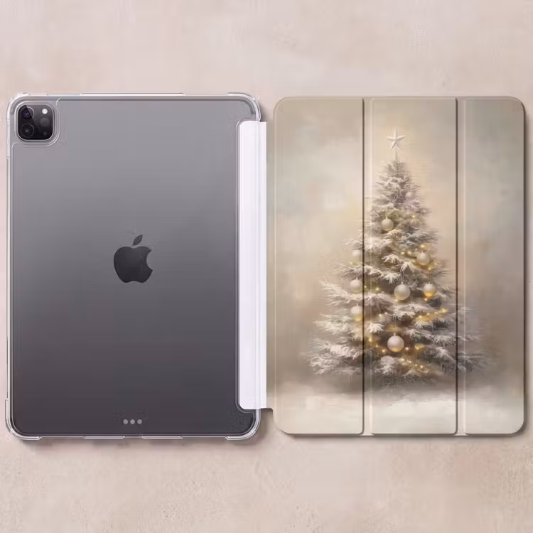 iPad-Hülle - Weihnachten - Weihnachtsbaum - Schnee - Kunst — 6