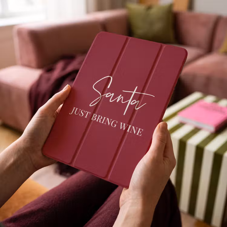 iPad-Hülle - Weihnachtsmann - Wein - Rot - Weihnachten - Weihnachtsmann — 4