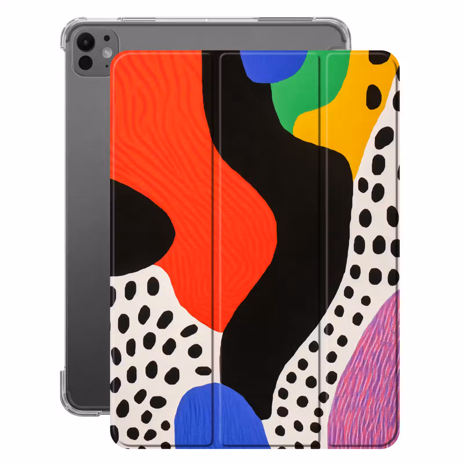 iPad-Hülle - Abstrakt - Formen - Farben - Punkte — 1