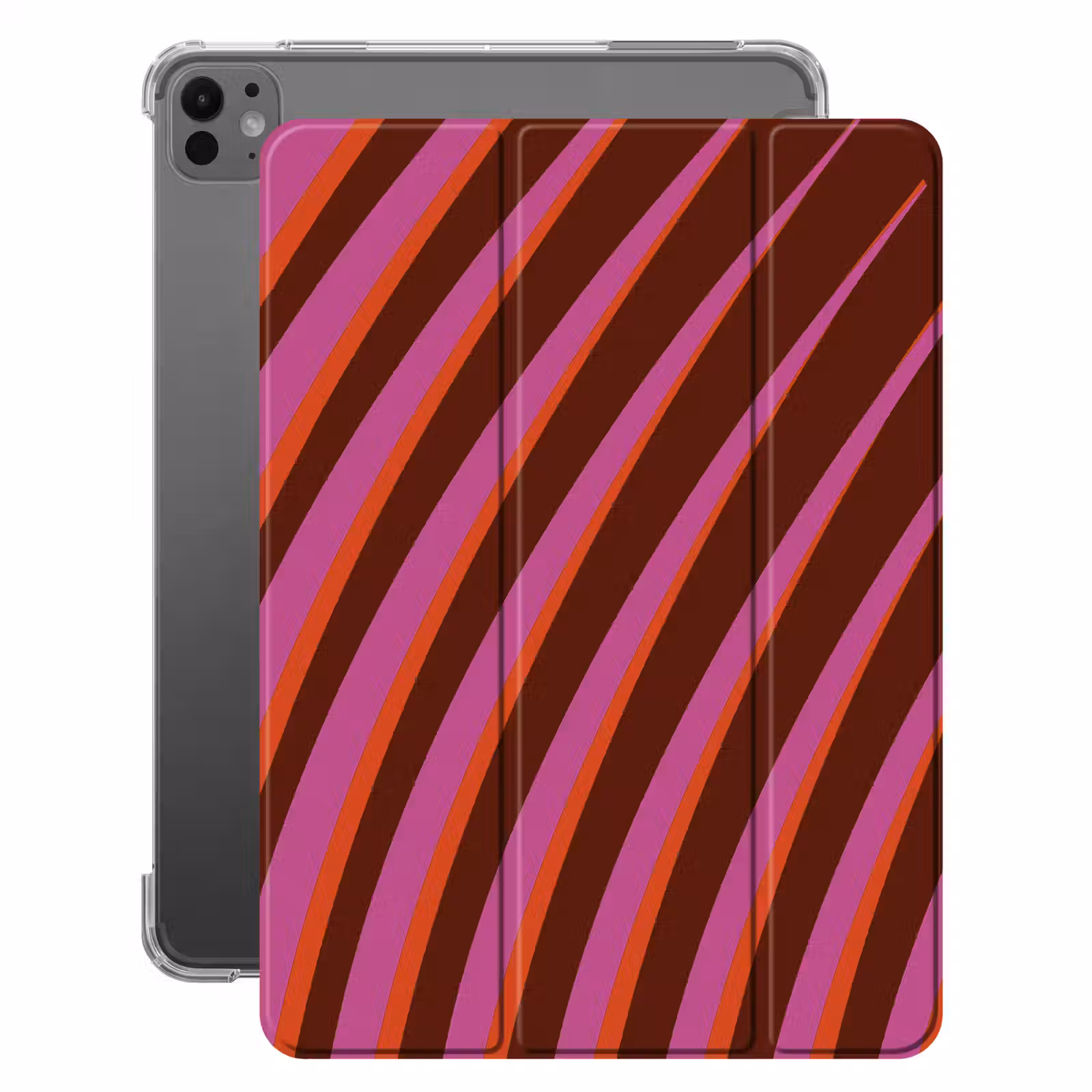 iPad-Hülle - Linien - Rot - Bewegung — 1