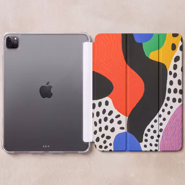 iPad-Hülle - Abstrakt - Formen - Farben - Punkte — 6