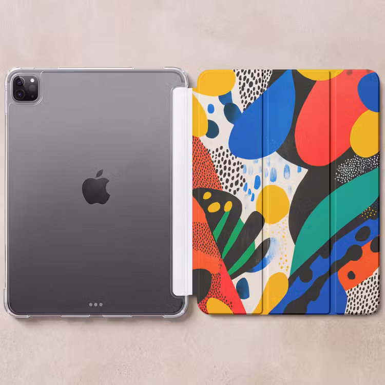 iPad-Hülle - Abstrakt - Pflanzen - Formen - Farbenfroh — 6