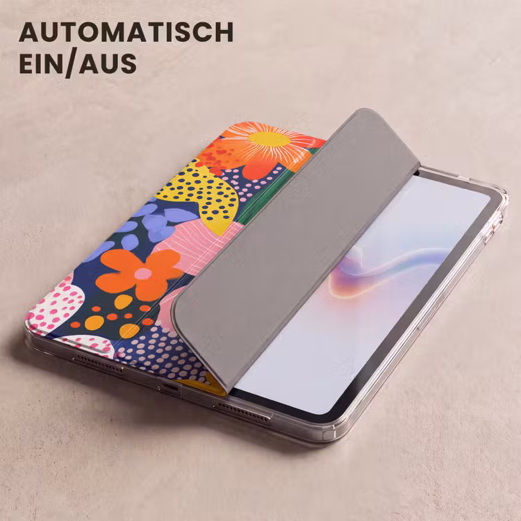 iPad-Hülle - Bunt - Blumen - Abstrakt - Punkte — 5