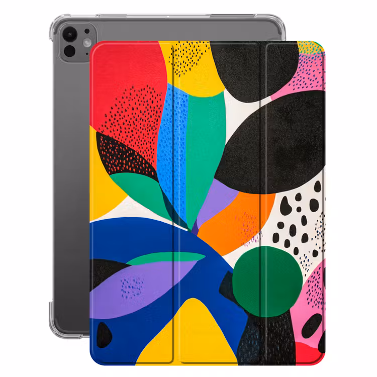iPad-Hülle - Formen - Punkte - Farbenfroh — 1