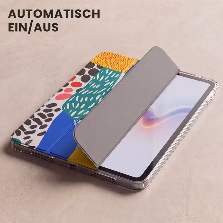 iPad-Hülle - Punkte - Formen - Modern - Farben — 5