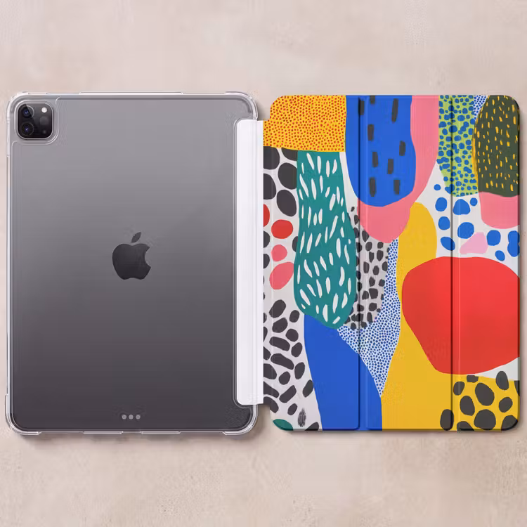 iPad-Hülle - Punkte - Formen - Modern - Farben — 6