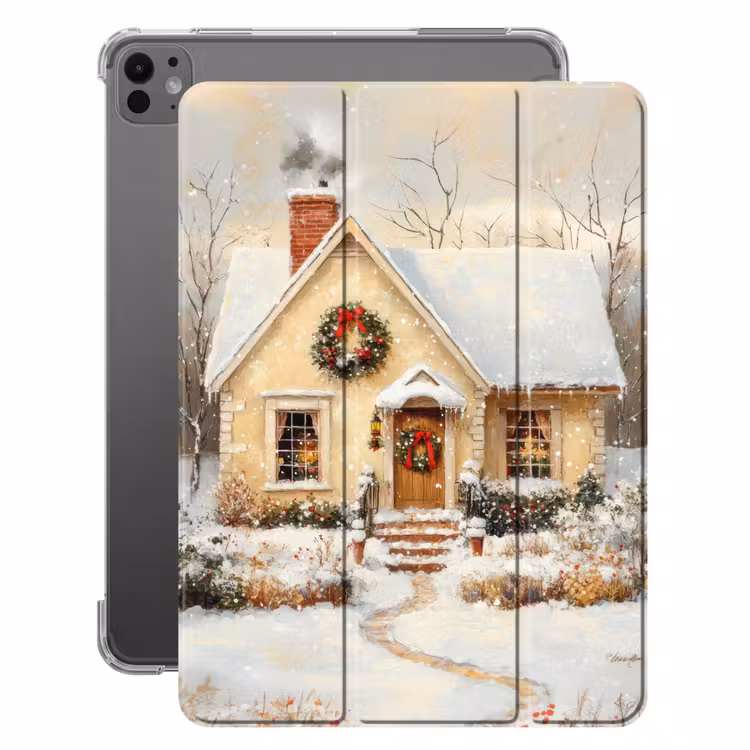 iPad-Hülle - Weihnachten - Zuhause - Winter - Schnee — 1