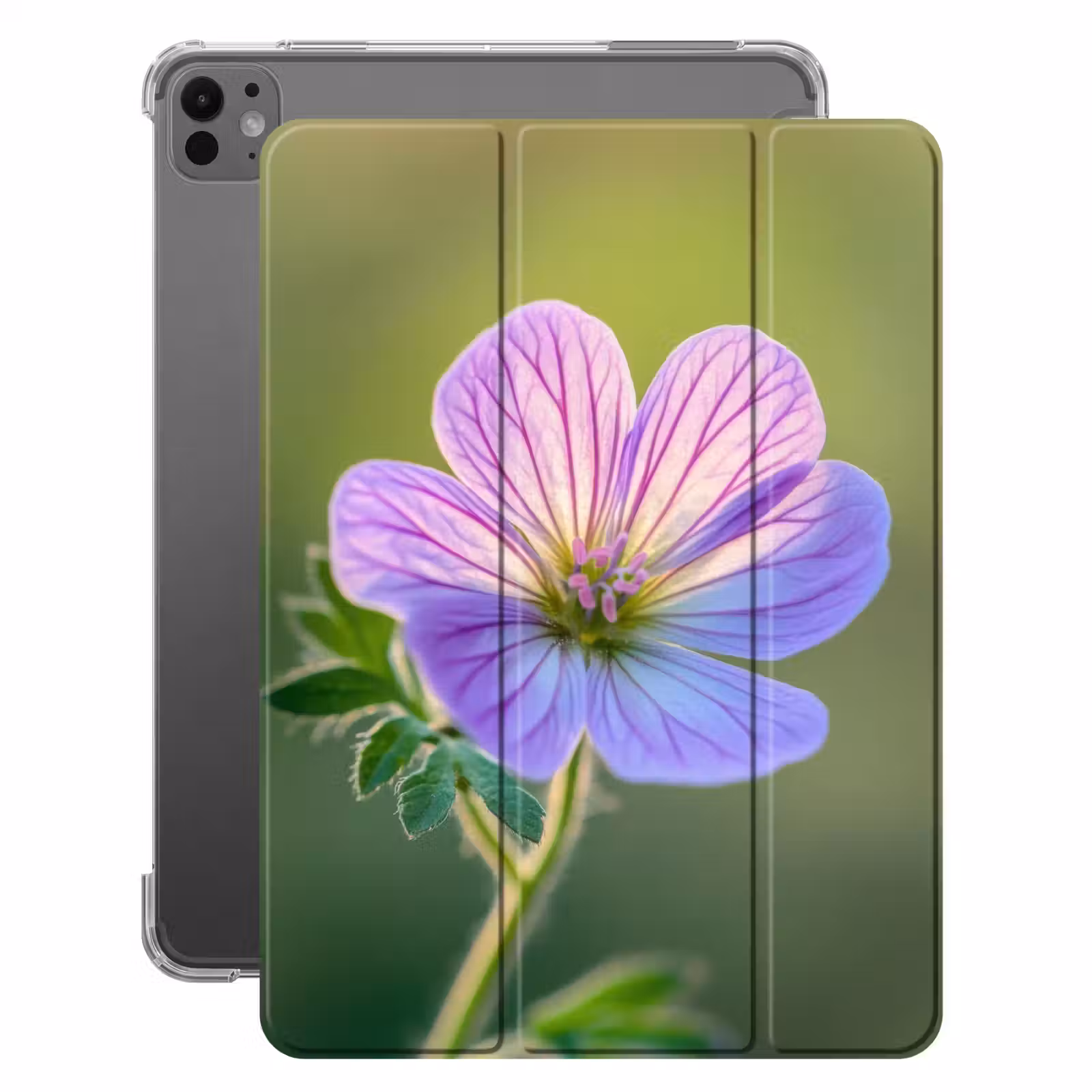 iPad-Hülle - Blume - Nahaufnahme - Lila — 1