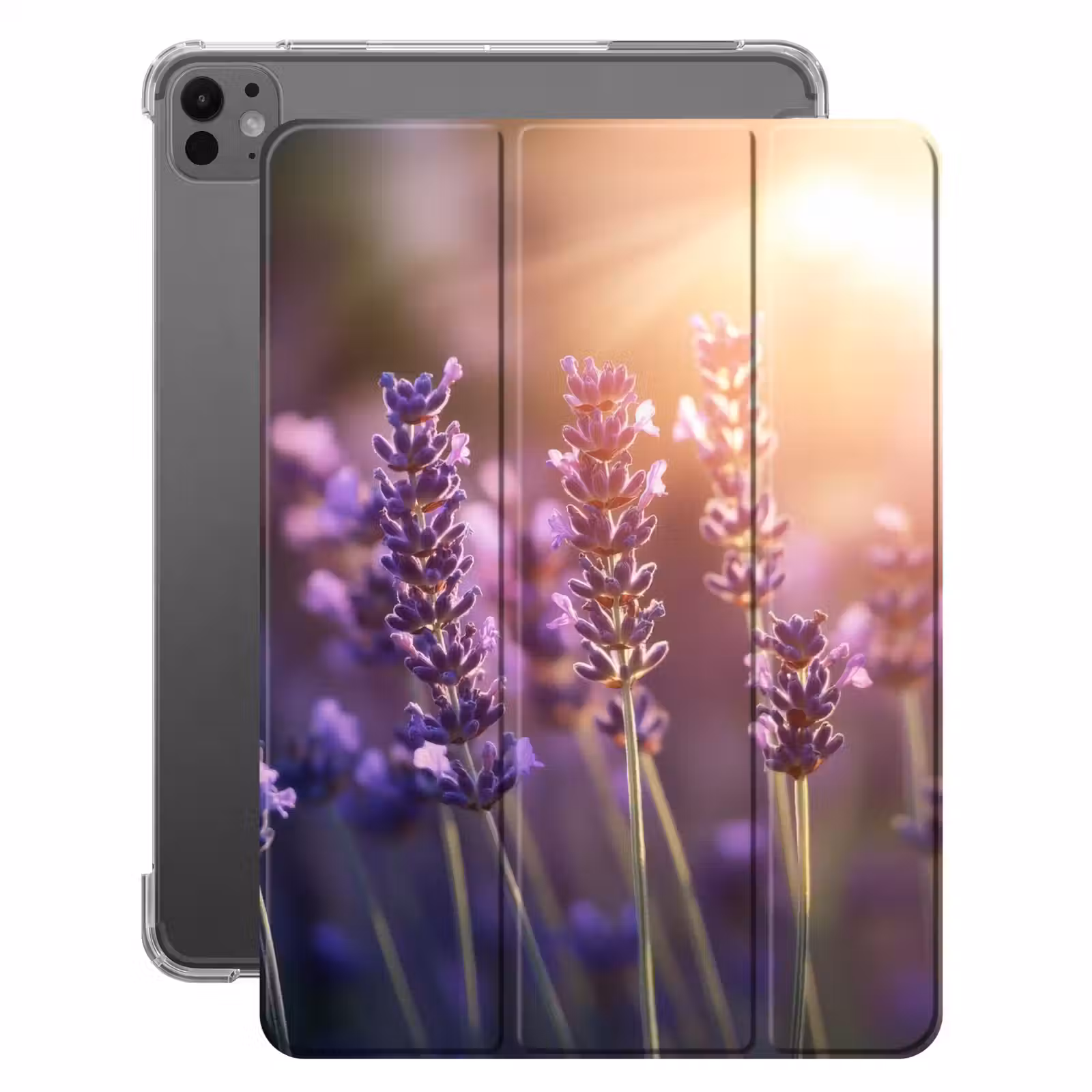 iPad-Hülle - Lavendelblüten - Lila - Sonnenlicht — 1